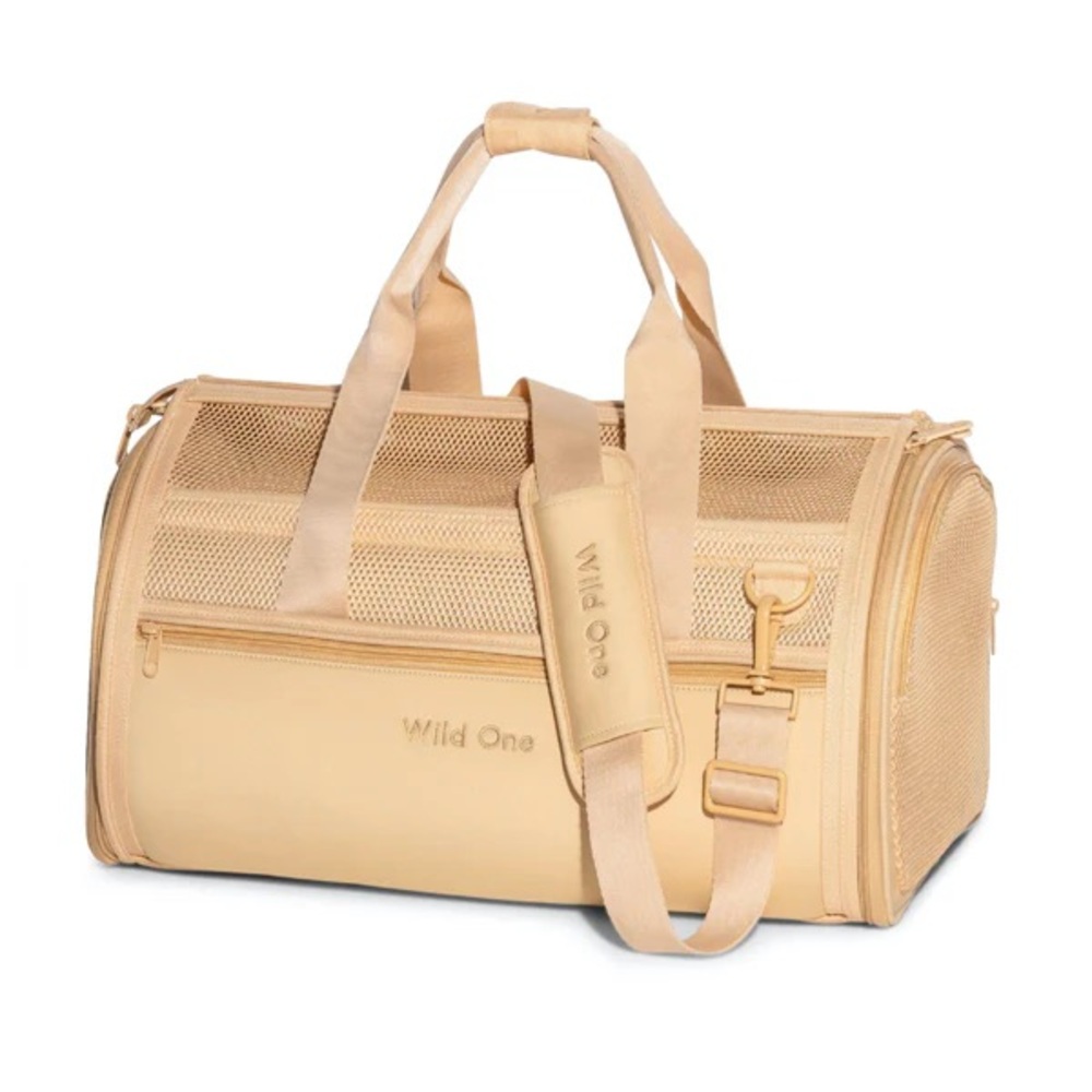 Wild One Pet Travel Carrier in Tan